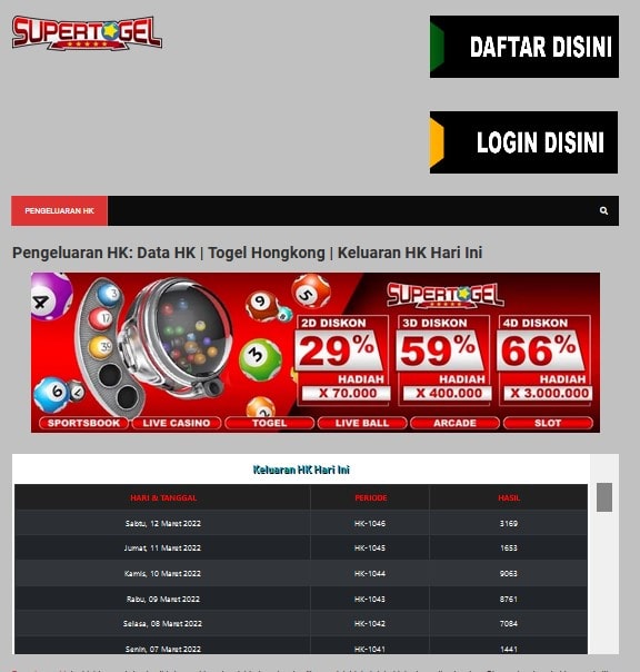 togel hongkong